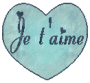 Gif animé je t'aime petit coeur